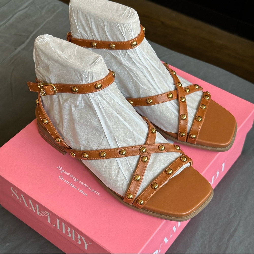 BNIB Sam & Libby Brandi Strappy Sandal 🧡 size 6 - Picture 10 of 14